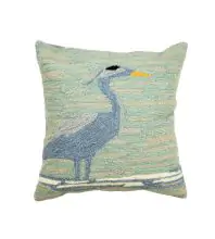 Trans Ocean Pillow Frontporch Animal 100% Polyester Hand Tufted 4506